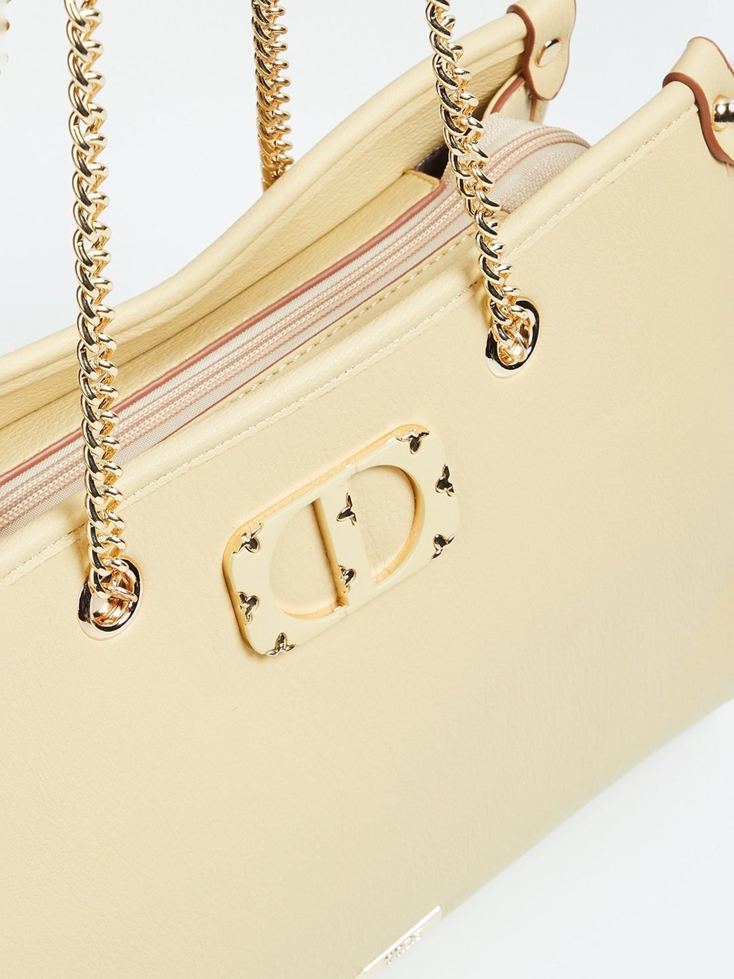 Code by Lifestyle Yellow Shoulder Bag