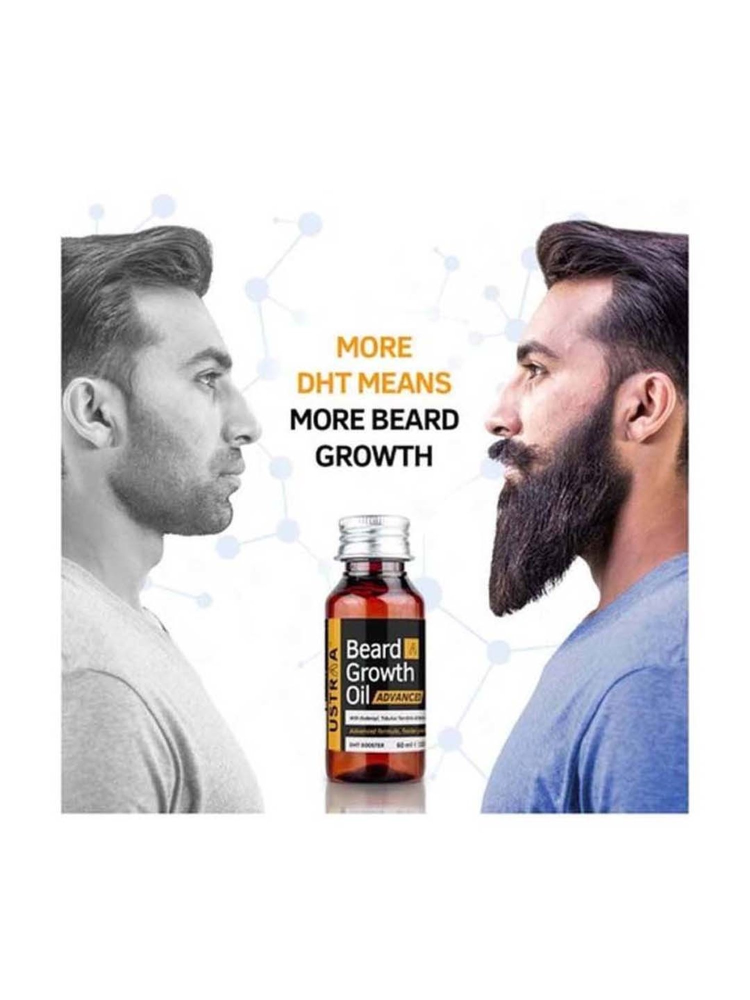 Ustraa Power Face Wash & Hair Growth Vitalizer Combo Set