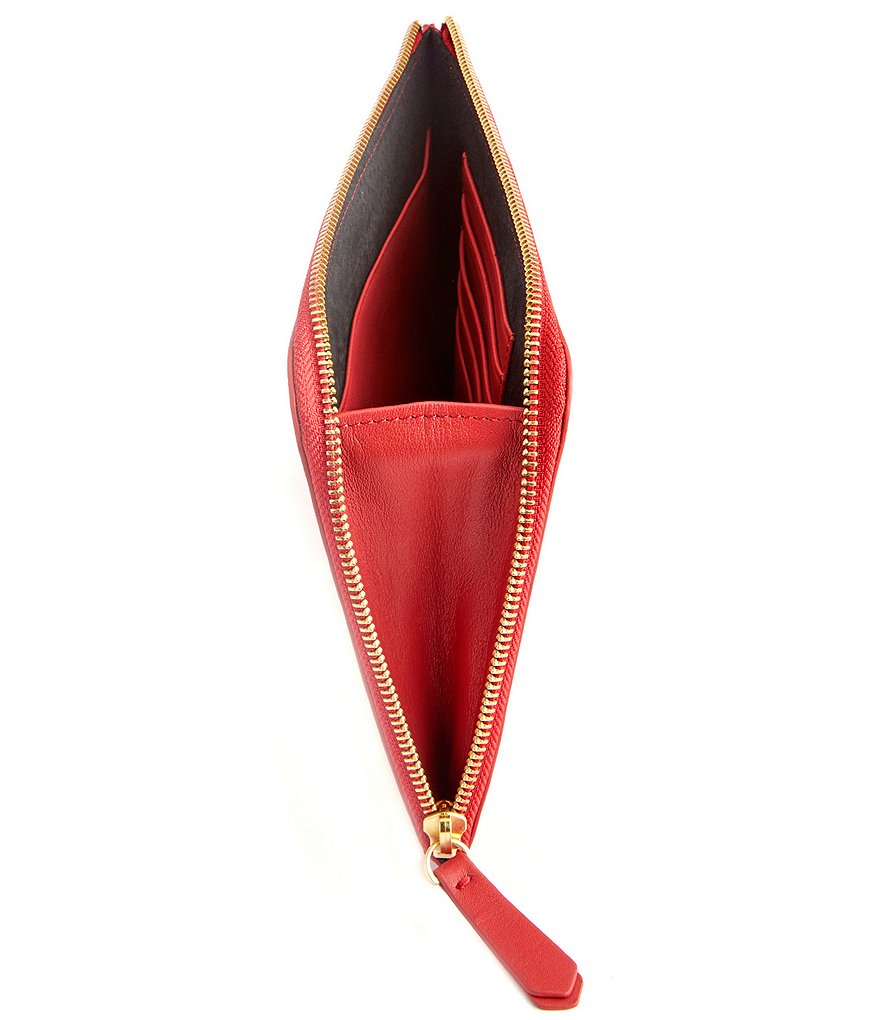 ROYCE New York Leather Travel Organizer Pouch