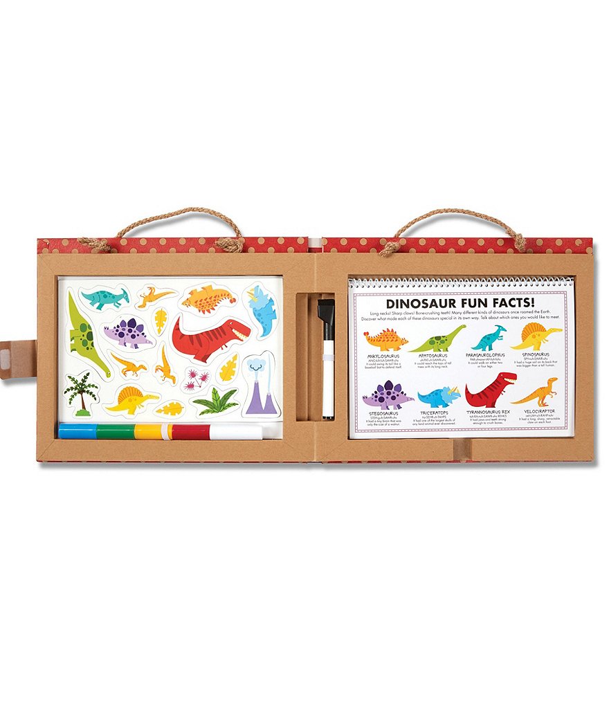 Melissa & Doug Abby & Emma Magnetic Wooden Dress-Up Doll Set