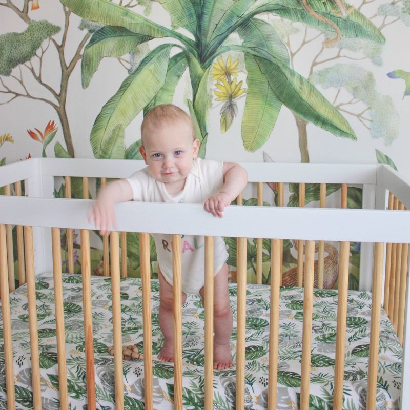 Bebe au Lait Muslin Crib Sheet Rainforest