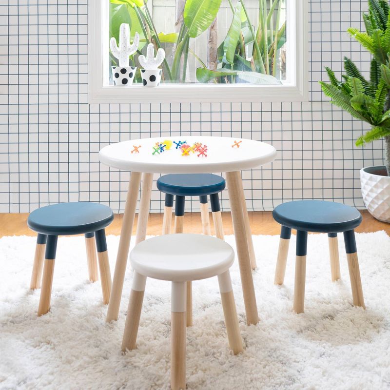 30" Peewee Round Kids' Table Maple/White - Nico & Yeye