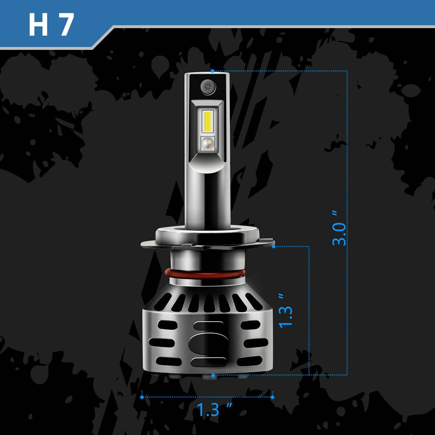 RGB LED Headlight Bulb Conversion Light kit APP Bluetooth Control 9003