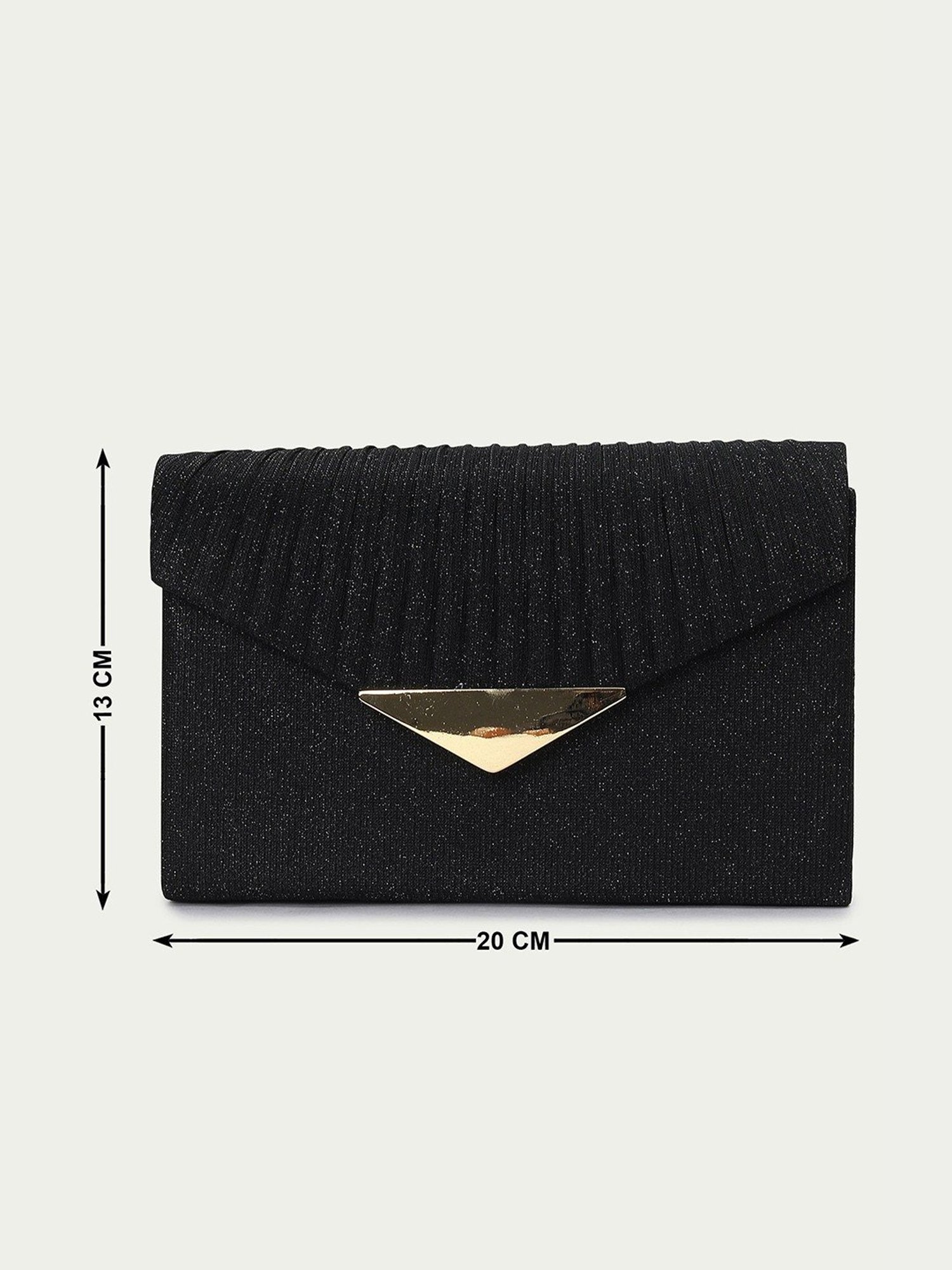 Estee & Lilly Turn Key Closure Clutch - Black