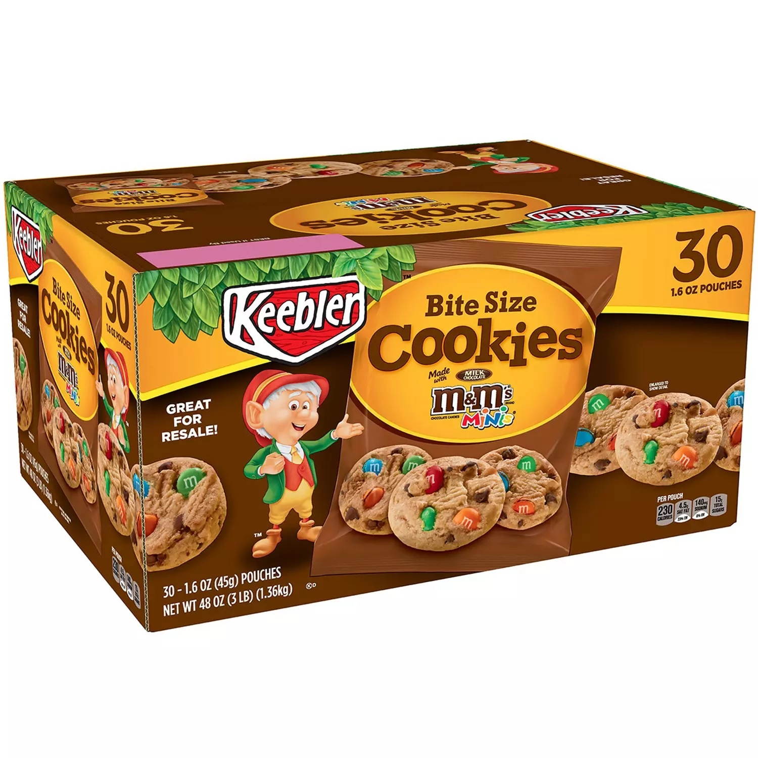 Keebler M&M Cookies (1.6oz., 30 ct.)