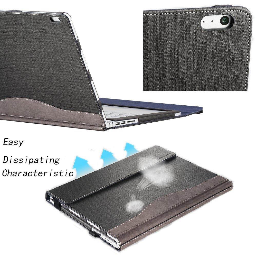 Microsoft Surface Book 2 13.5" Laptop Sleeve Tablet Folio Case Detachable Cover 2/1 Blue