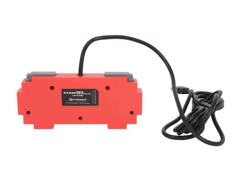 Hyperkin 813048014225 Pixel Art Controller for PC/Mac-Red