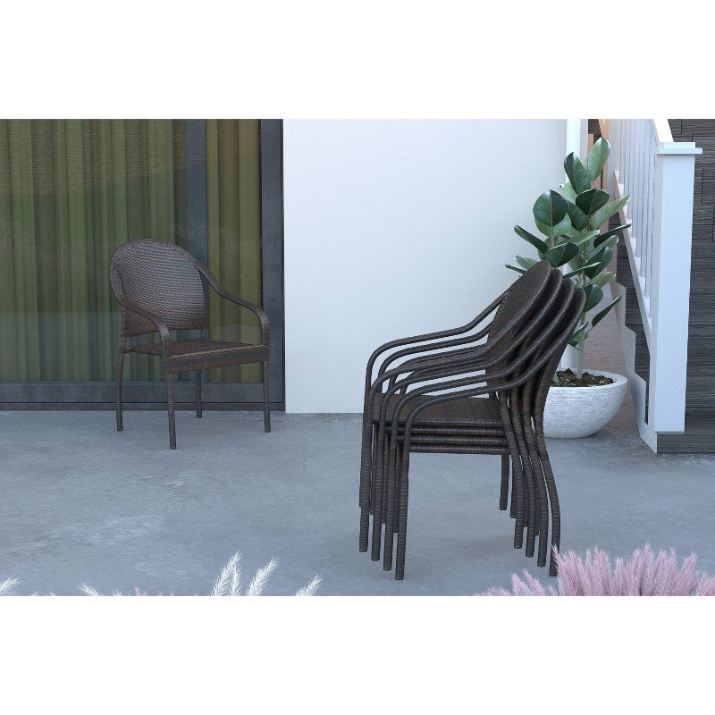 Rhodos Cafe Stacking Chair - Balkene Home