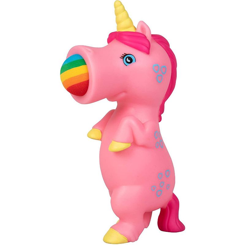Hog Wild Pink Unicorn Popper Toy, Shoots Foam Balls!