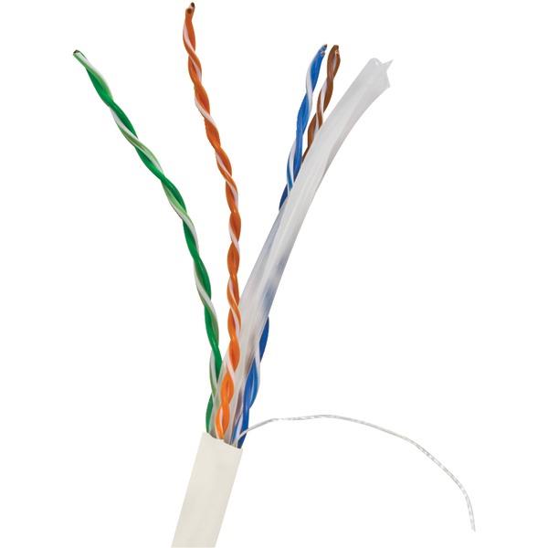 VERICOM MBW6U-01444 CAT-6 UTP Solid Riser CMR Cable, 1,000ft Pull Box (White)