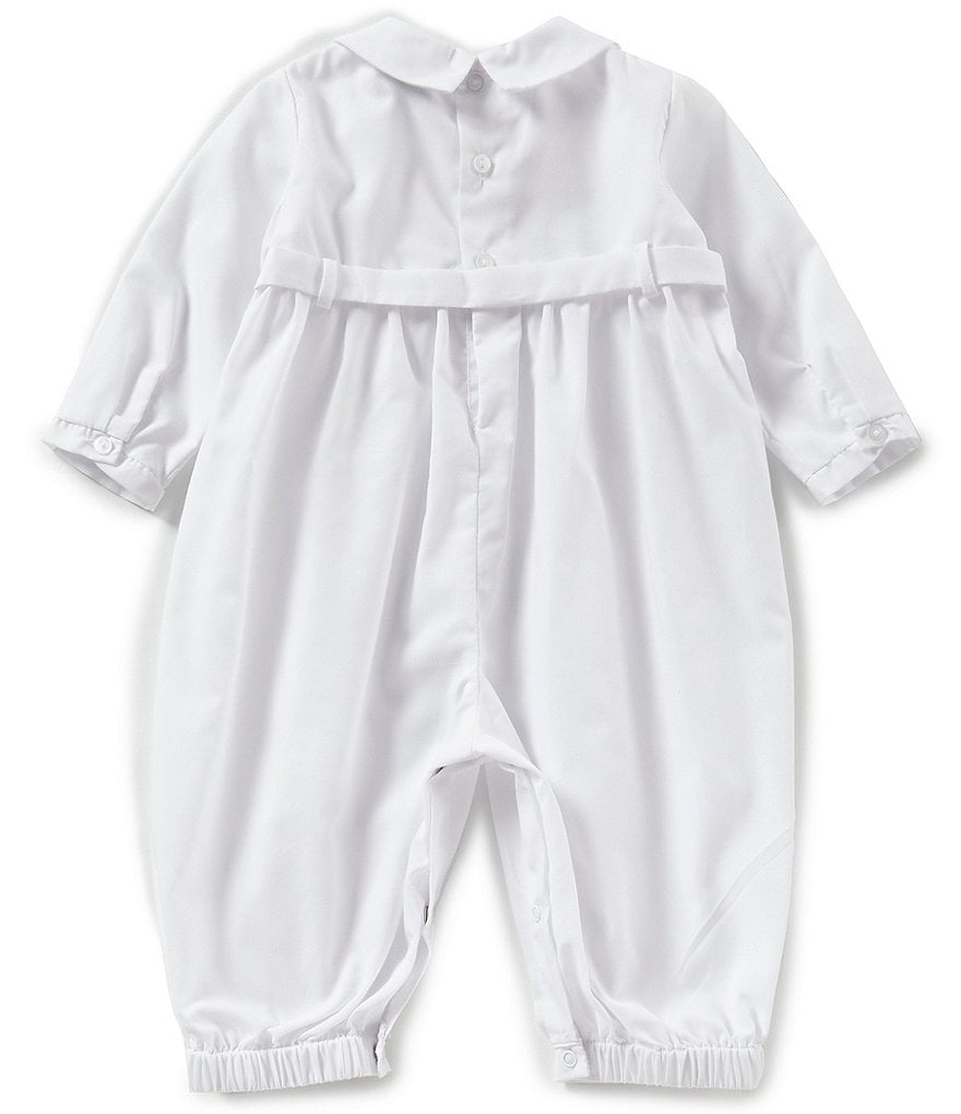 Feltman Brothers Baby Boys 3-9 Months Pleated Dot Coverall