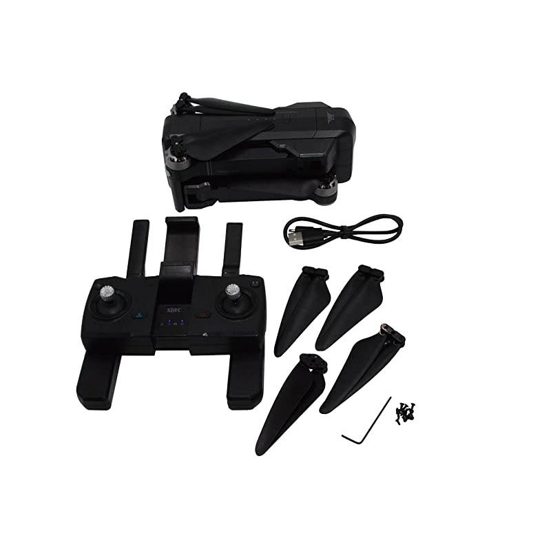 GPS SJRC F11 Foldable Brushless Motor RC Quadcopter Drone with 1080P 5GHz WiFi FPV Camera and Carry Case F11 Black