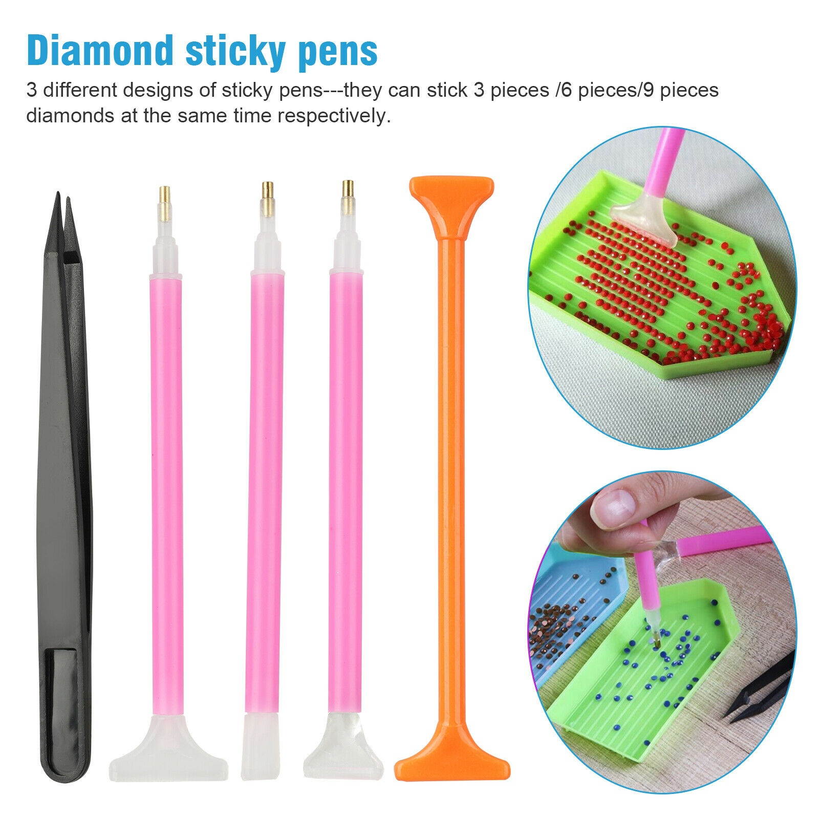 5D DIY Diamond Painting Cross Stitch Craft Tool Art Embroidery Accessories Kits