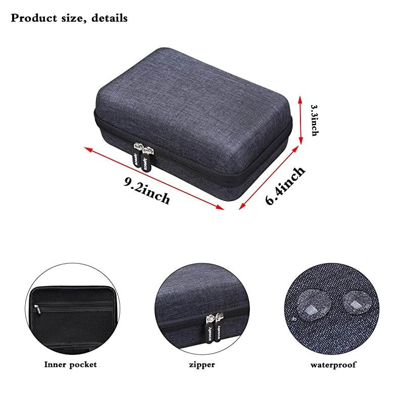 Hard Carry Travel Case Compatible with Midland GXT1000VP4 TwoWay Radio