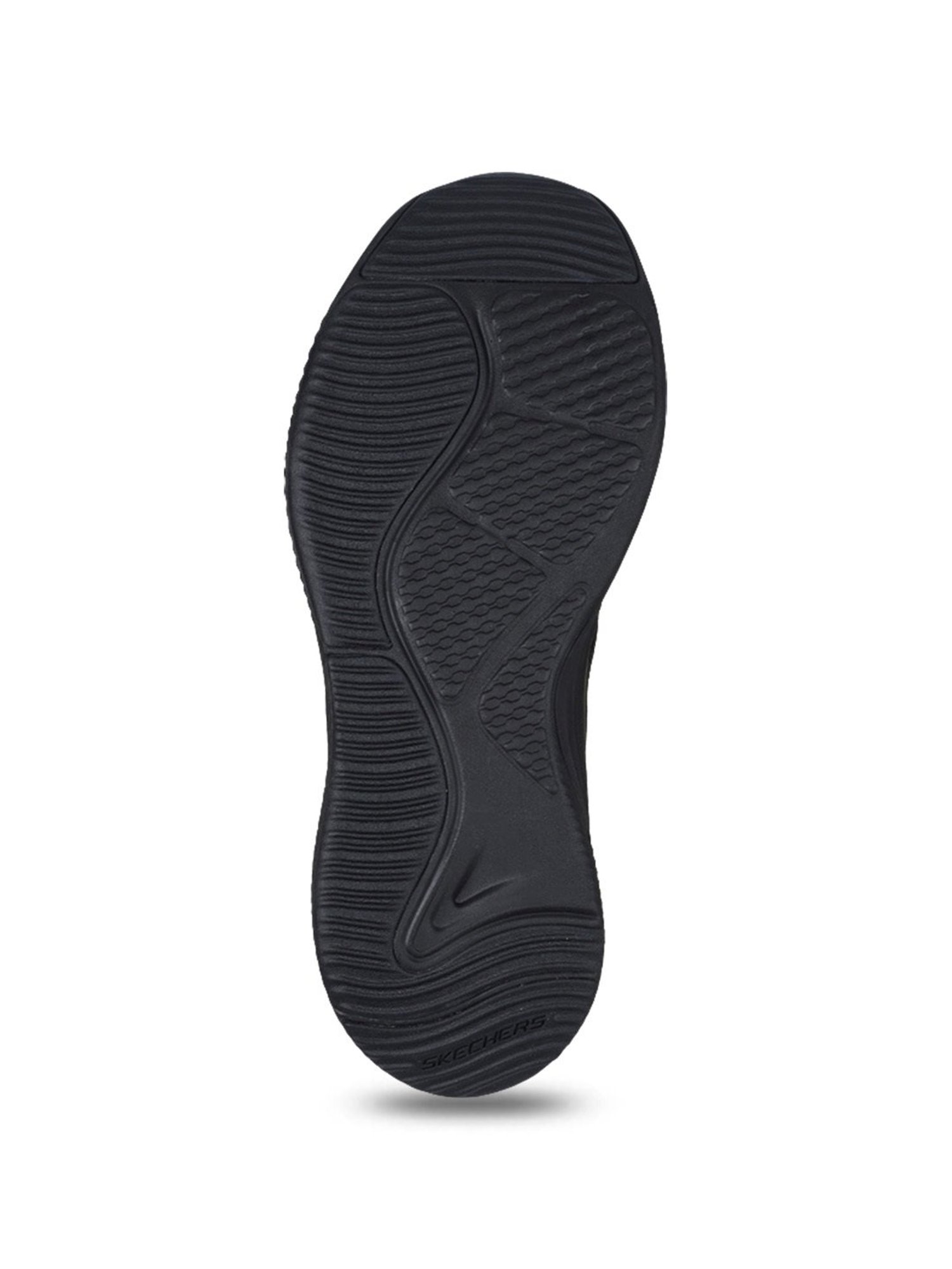 Skechers Men's D'LUX FITNESS - NEW AFFINITY Jet Black Casual Sneakers