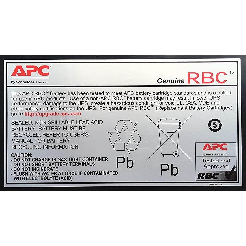 UPS Battery Replacement RBC33 for  BackUPS Models BT1500 BT1500BP BR1500 BX1500 SC1000 SN1000