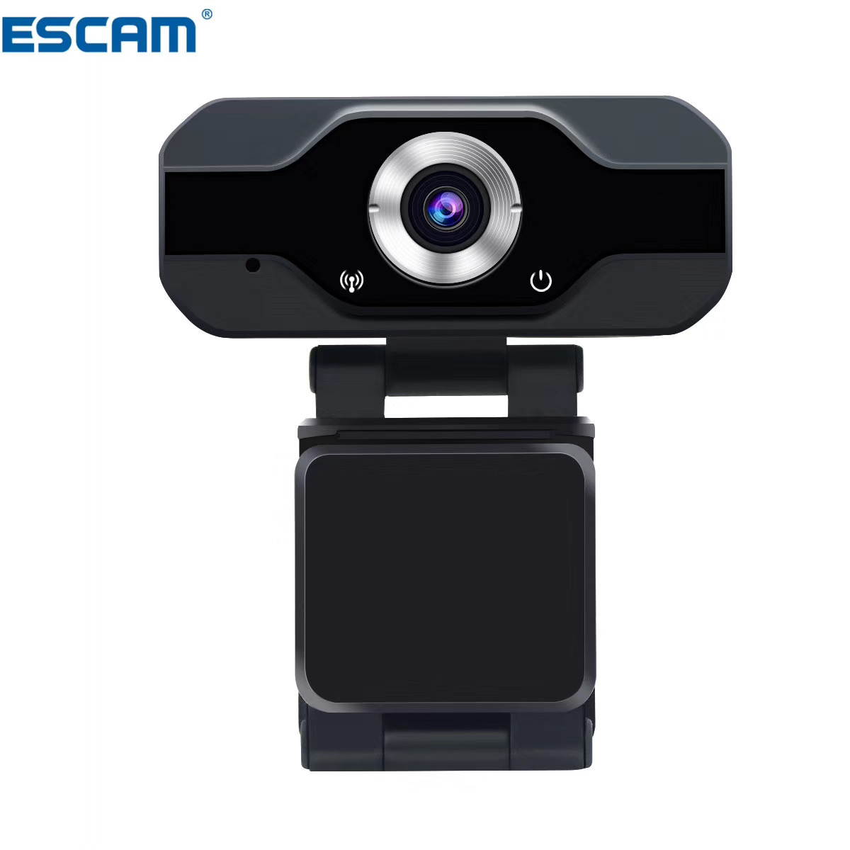 Escam Pvr006 1080P HD Computer WebCam With Microphone BLACK