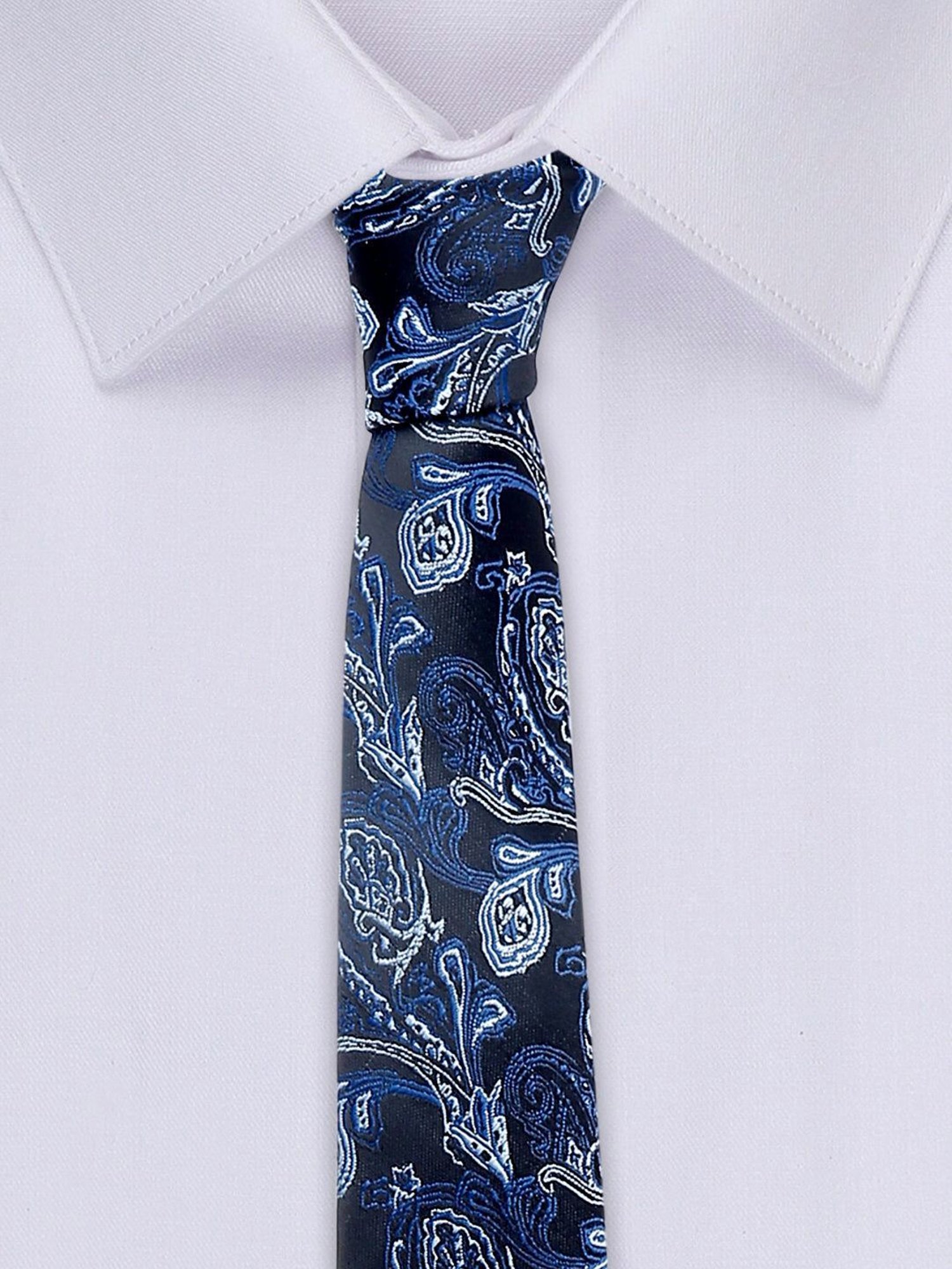 Louis Stitch Navy Printed Necktie Gift Set - Set of 5