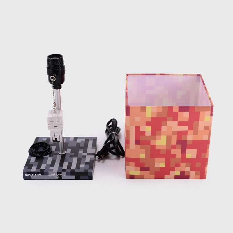 Minecraft Ghast and Lava Block Table Lamp
