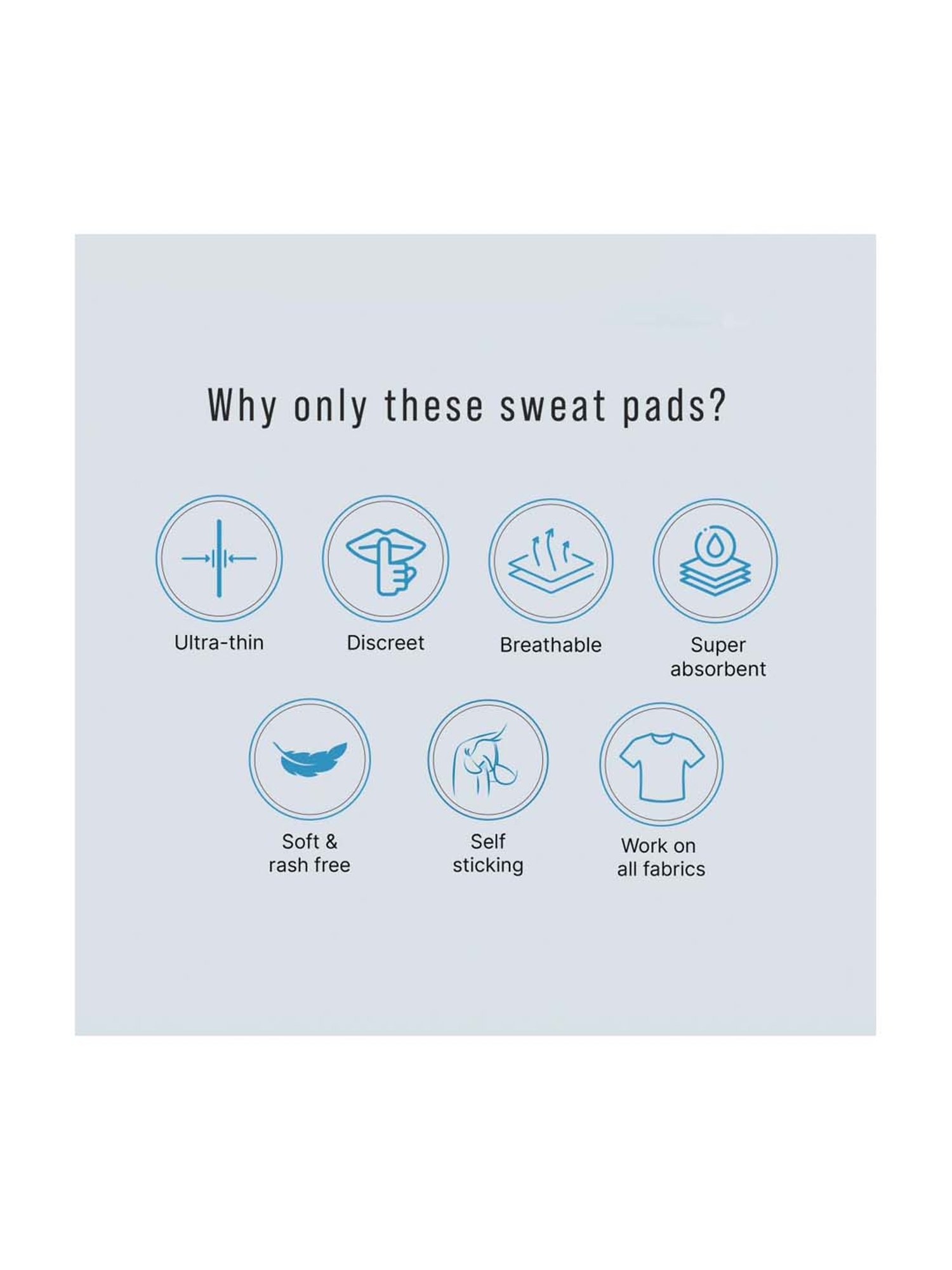 Sirona Anti Stain Underarm Sweat Pads - 36 Pads