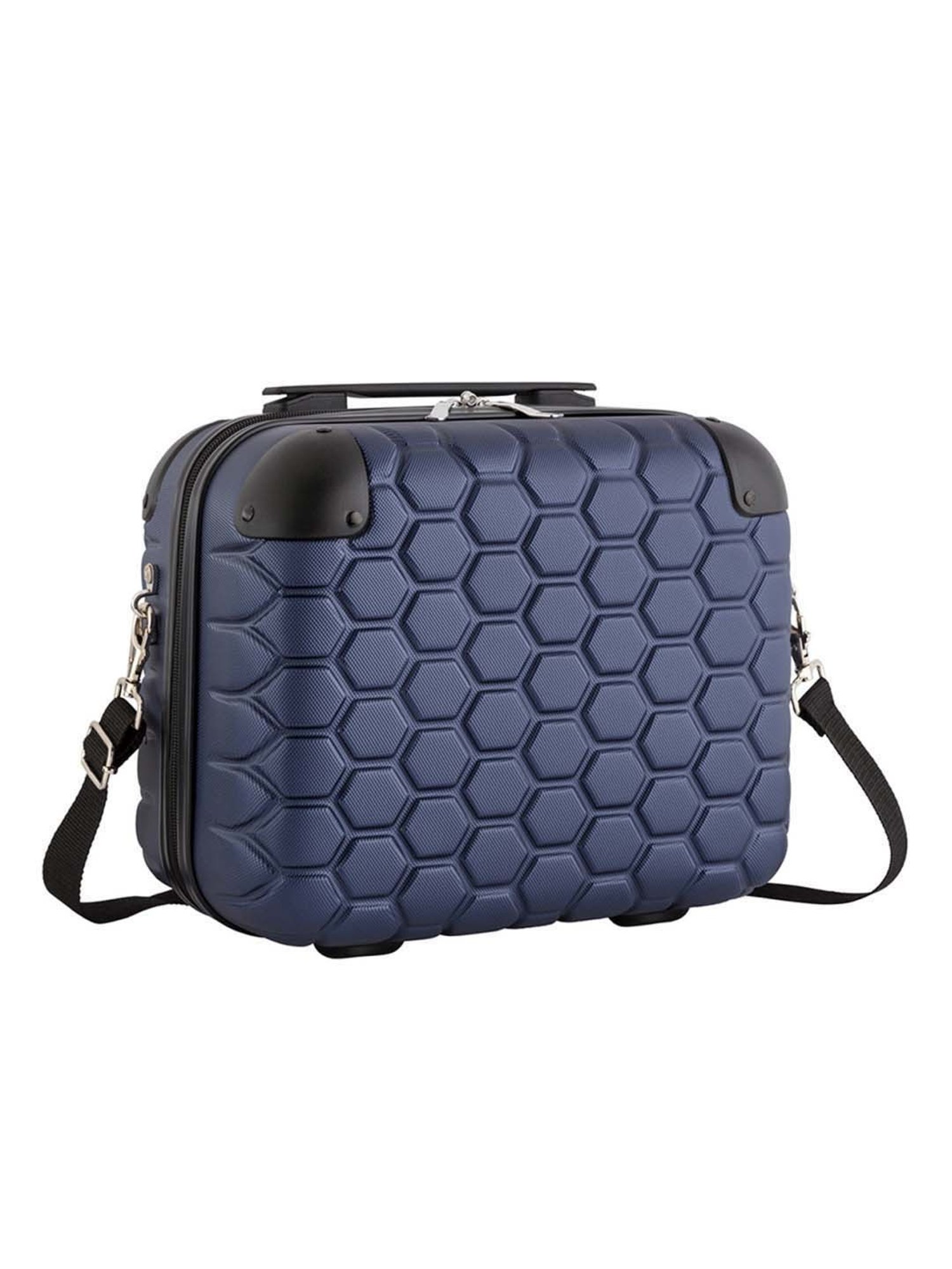 Carpisa Navy Gotech Green Beauty Mini Vanity Bag