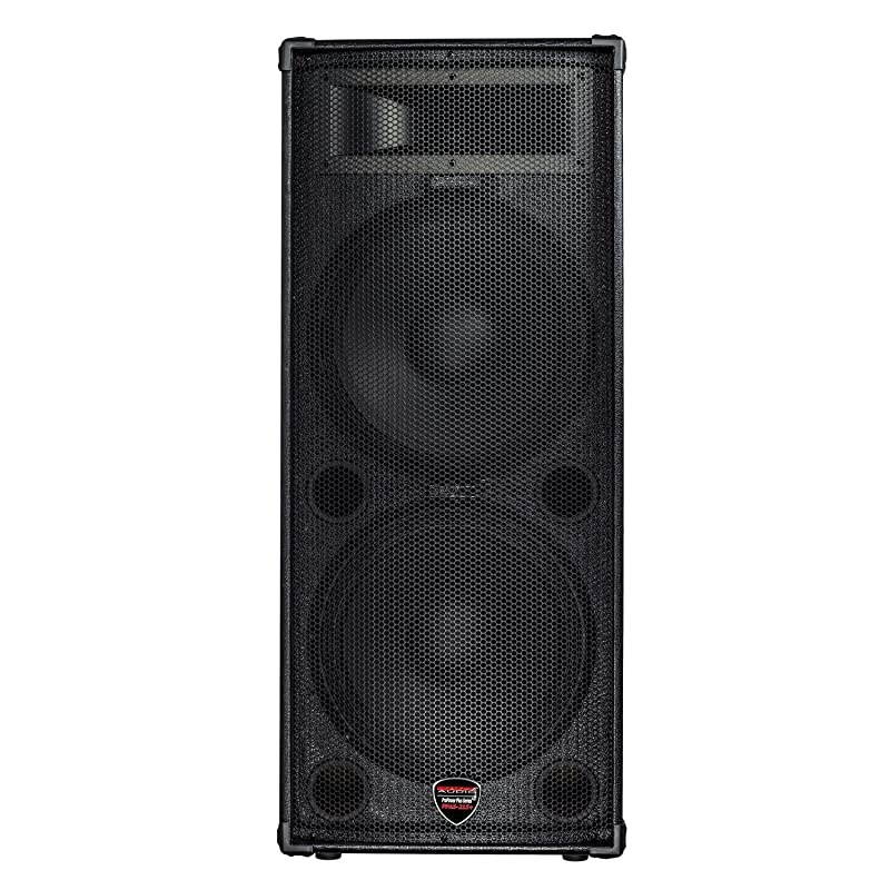 PPAS-215+ / Full Range 2-Way Powered PA speaker / 200W class AB amp / 2 x 15&rdquo; woofers/Tolex covered with carrying handles