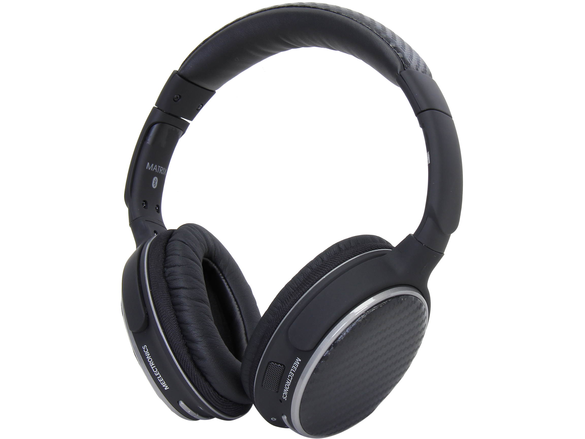 Mee audio Black HP-AF62-CF-MEE Air-Fi Matrix AF62 Stereo Bluetooth Wireless Headphones with Headset Functionality -