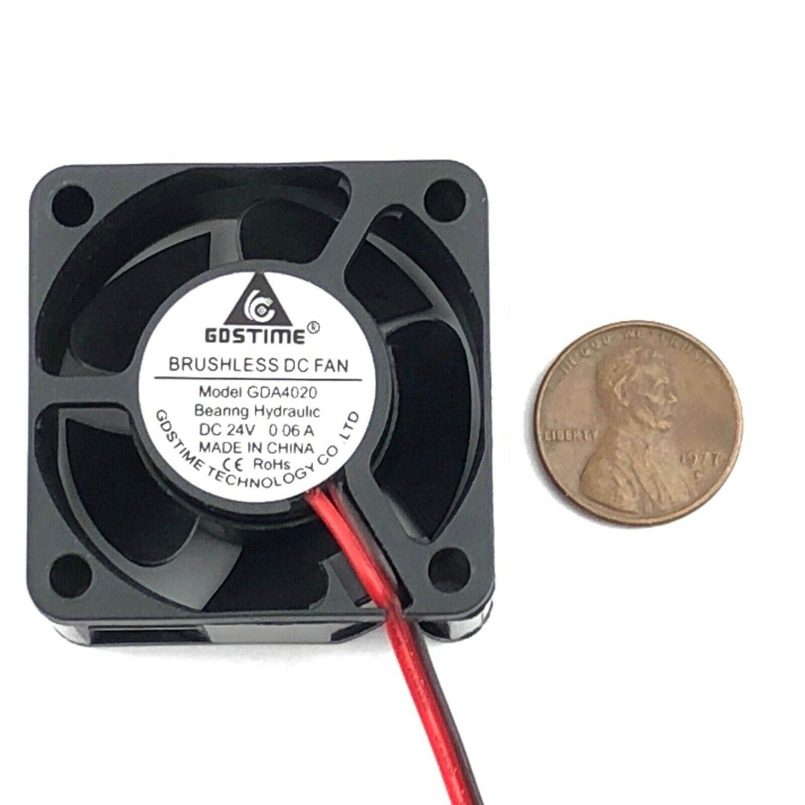 12v 80mm Cooling Fan Long Wire 80x80x10mm DC PC Computer Case Cooler 8010 2-Pin