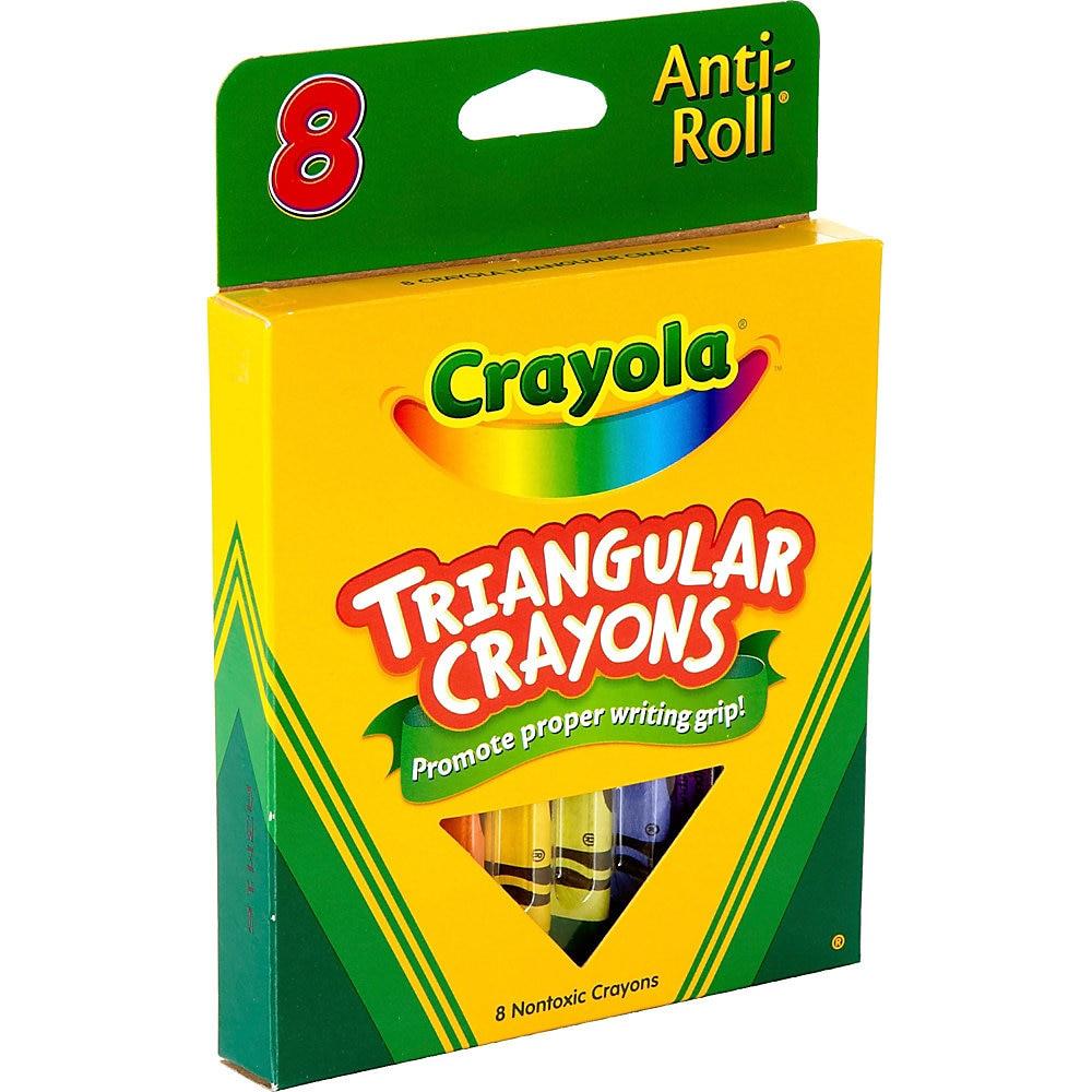 Crayola Triangular Crayons 8 Colors/Box 524008