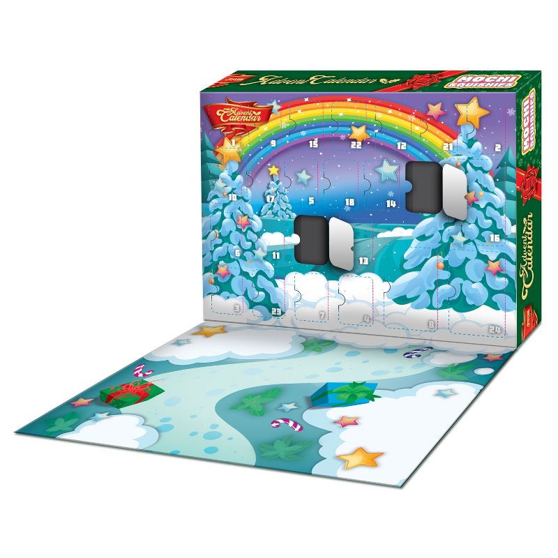 Inge Glas 11.5" Happy Dots Red Matte Finial Tree Topper Christmas  -  Tree Toppers