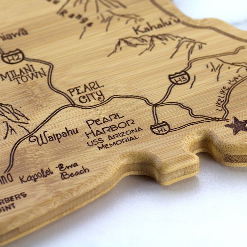 Totally Bamboo Destination Oahu Serving and Cutting Board