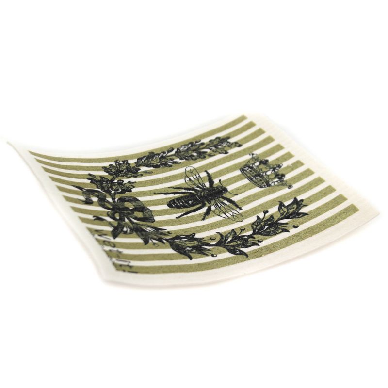 Swedish Dish Cloth 7.75" Queen Bee Absorbent Cleaning Cloth Crown  -  Dish Cloth