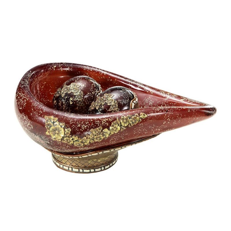 OK Lighting Crystal Stone Decorative Bowl