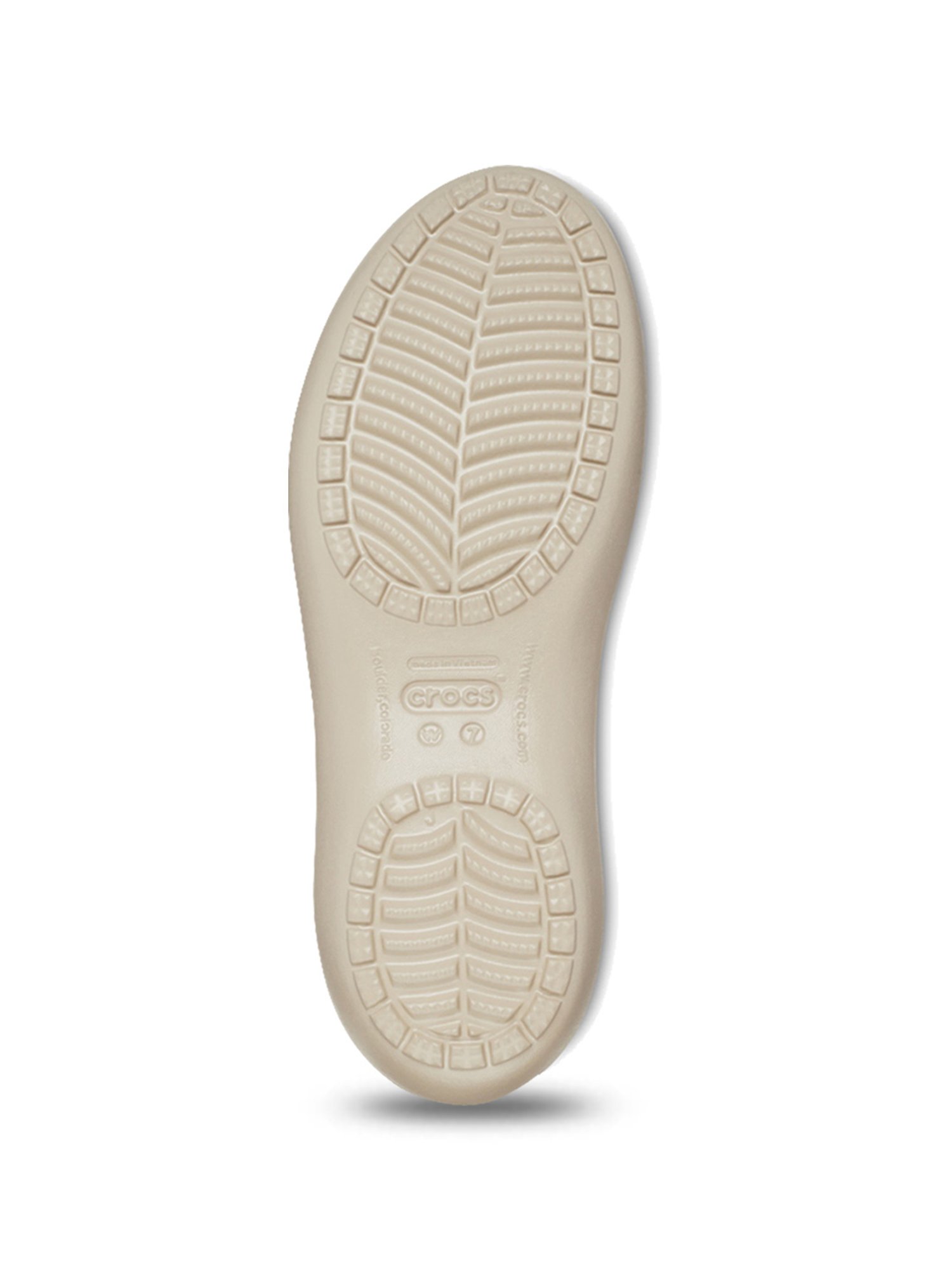Crocs Women's Kadee Beige Flat Ballets