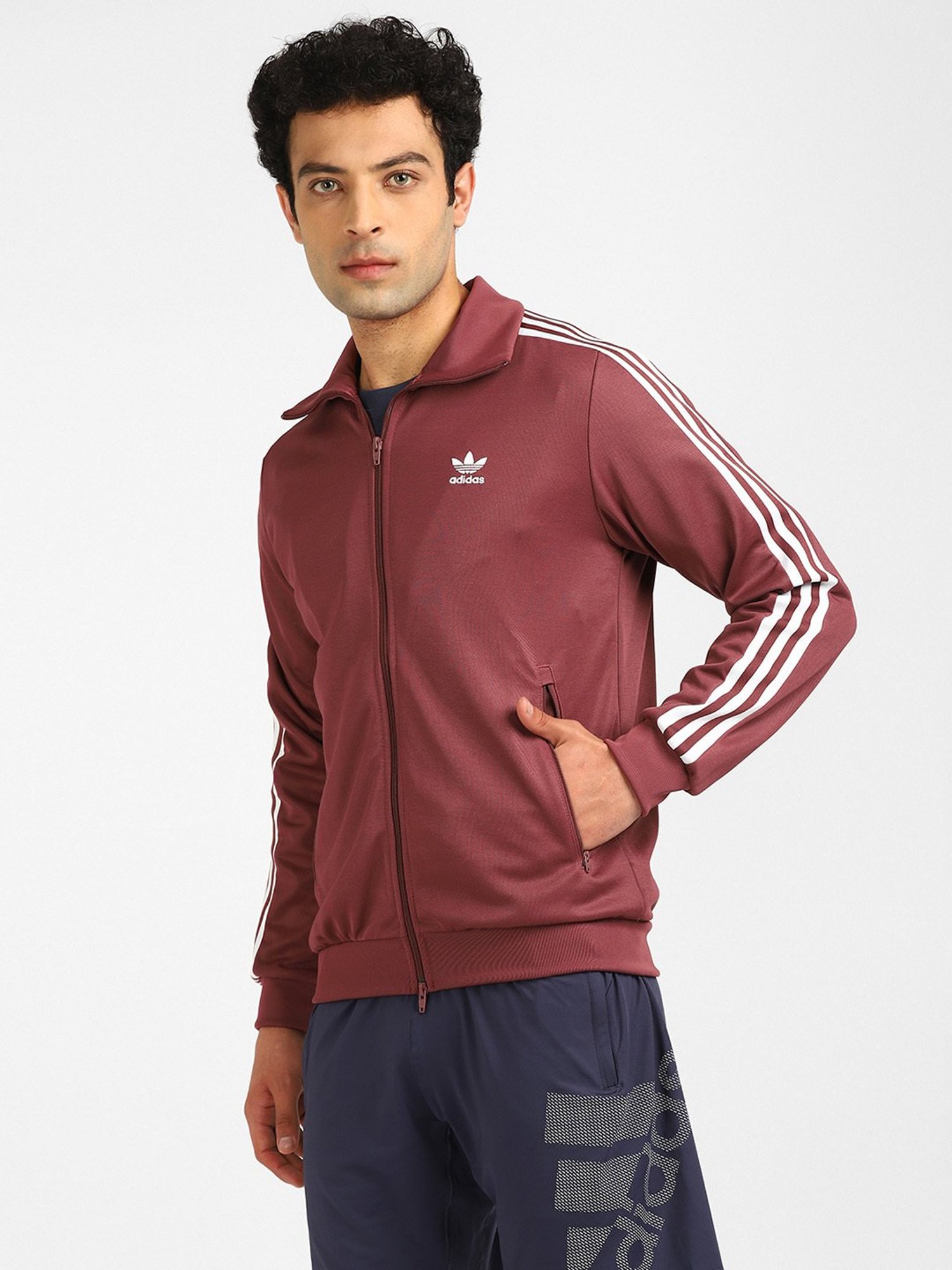 Adidas Originals Red Full Sleeves Jacket