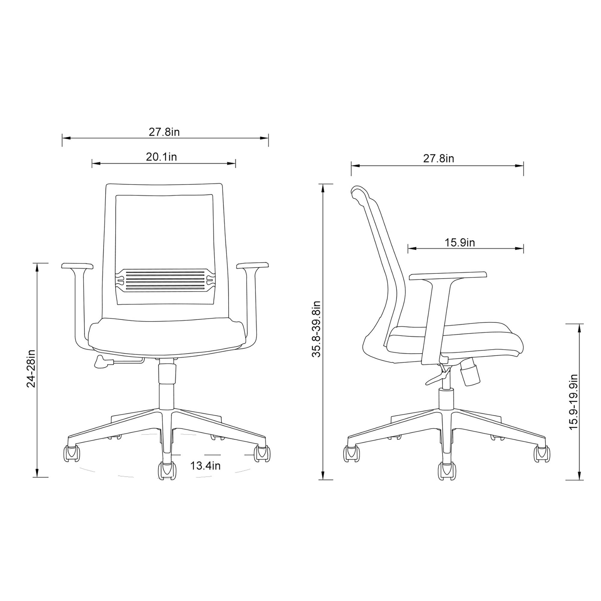 Professional office mesh chair backrest computer swivel chair simple household mesh chair