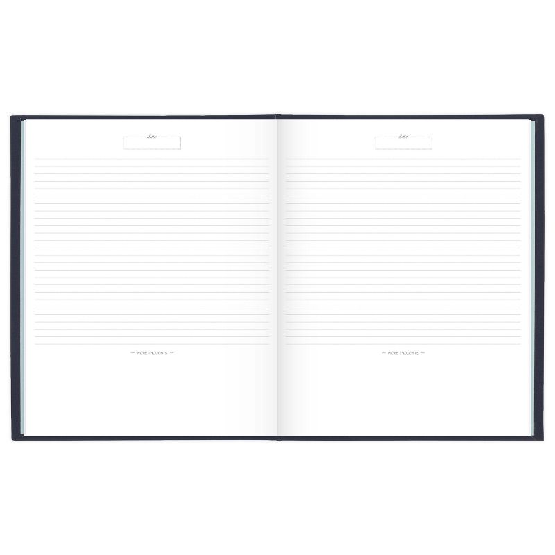 Lined Journal Work Style Medium Hardcover Casebound Navy - Cambridge