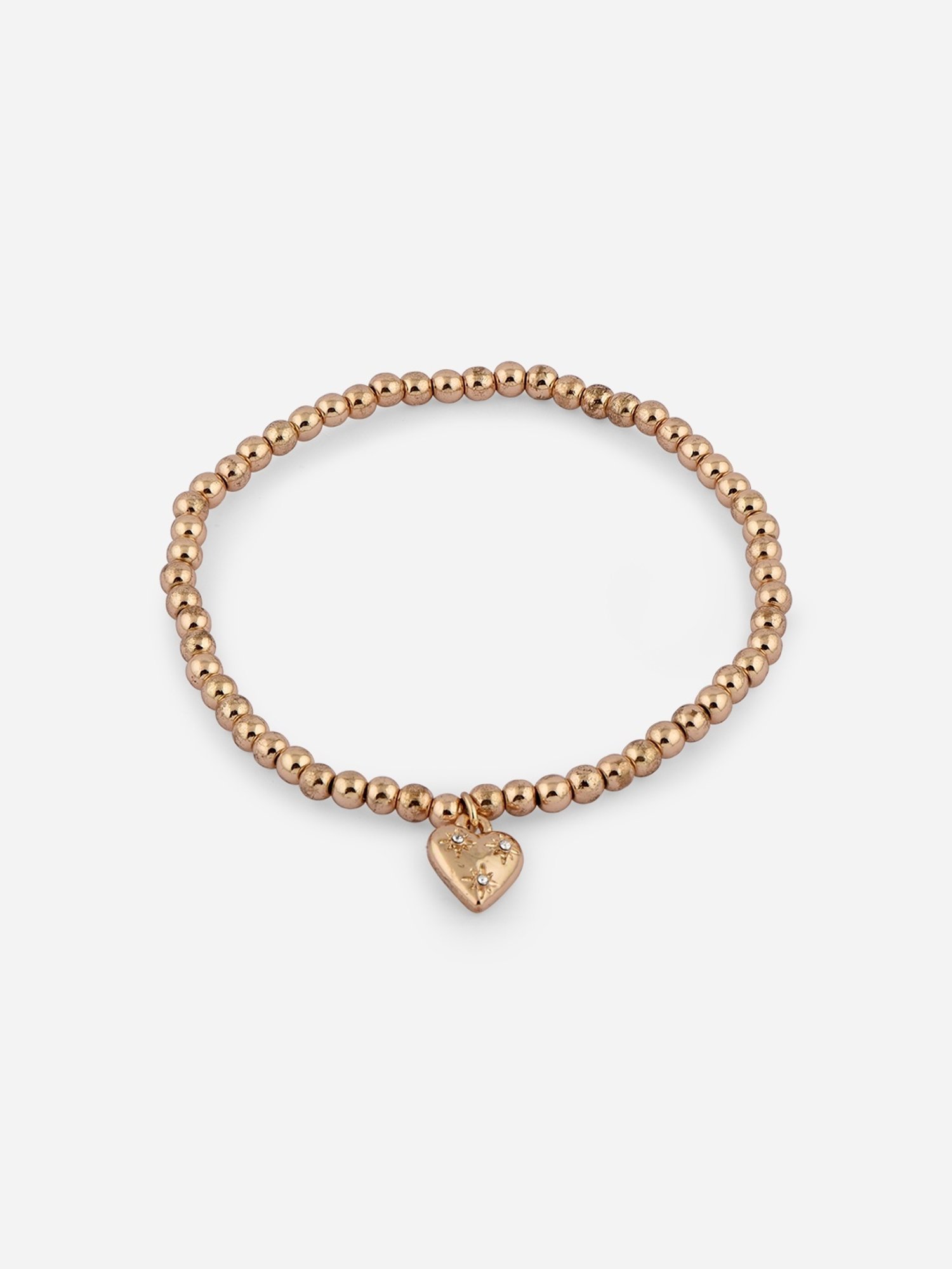 ToniQ Pearl Fusion Wear Alloy Multi Stretch Bracelet for Women - Set of 4