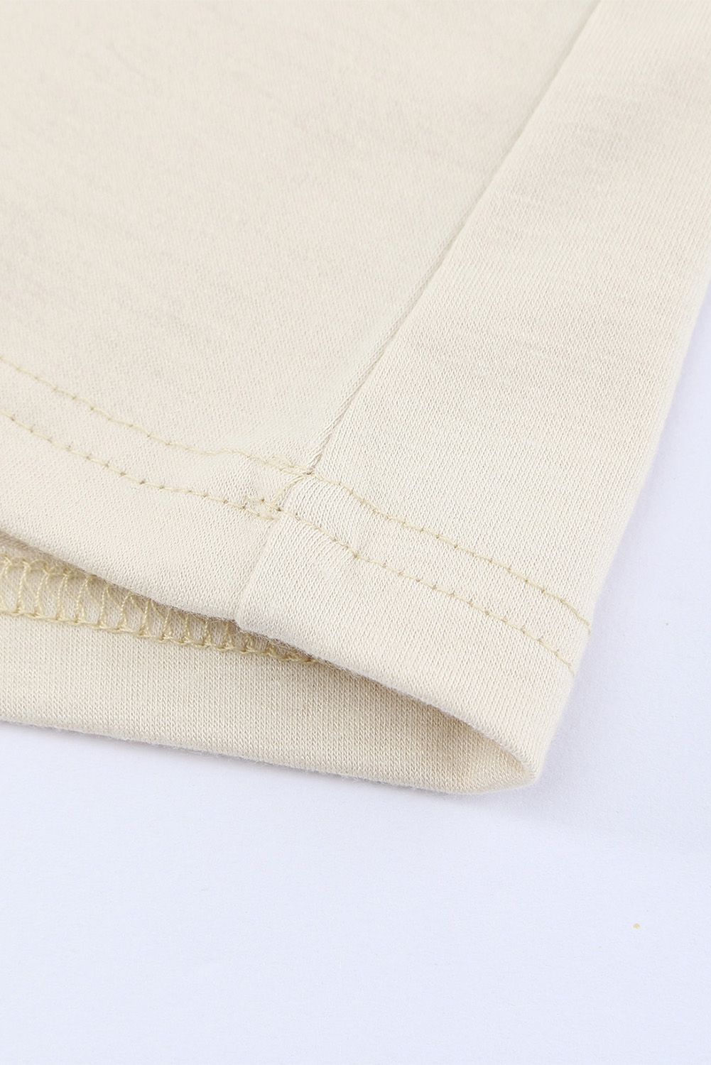 Blank T Shirt - Beige Cheetah Print Tiered Half Sleeve Jewel Neckline T Shirt Customized