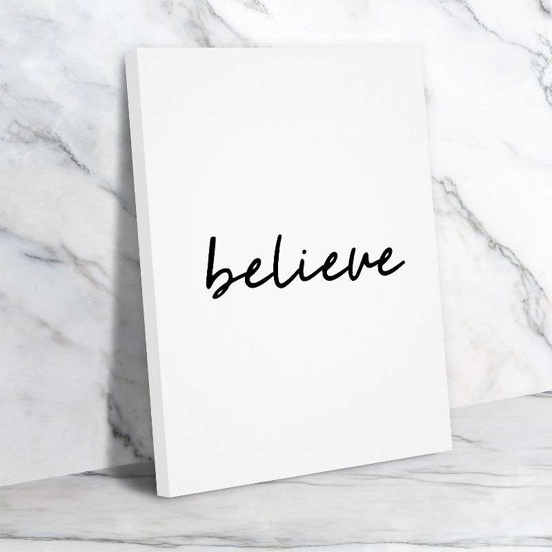 Americanflat Yay by Word Up Creative Wall Art Canvas - 11" x 14"