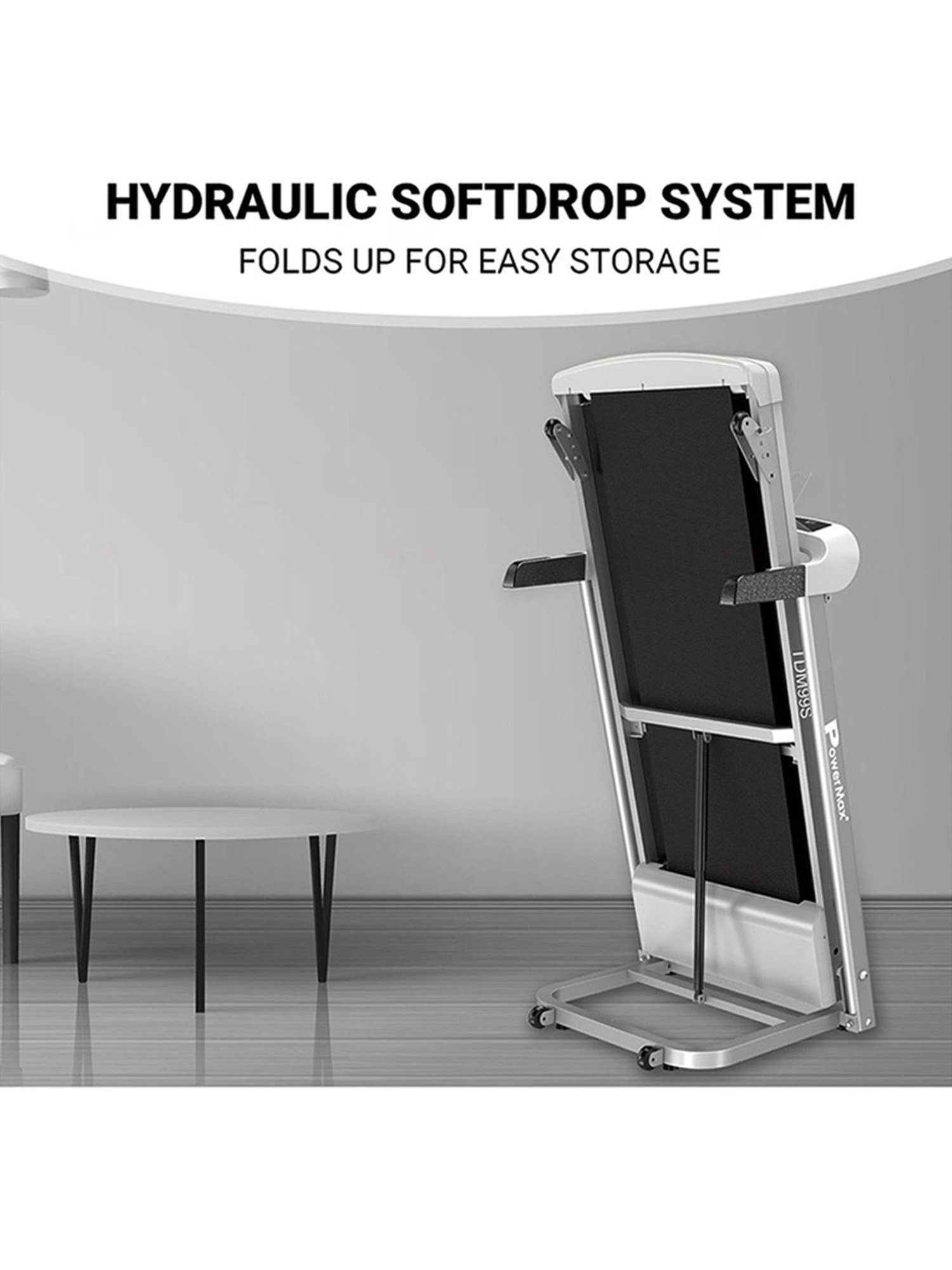 PowerMax Fitness TDM-99S 1.5HP Treadmill (Silver)