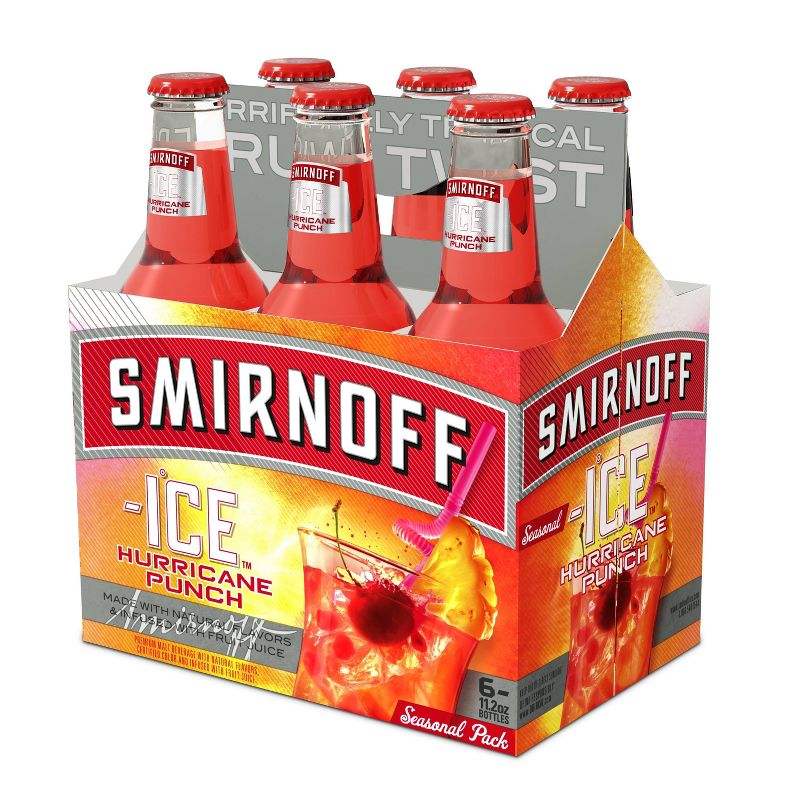 Smirnoff Ice Hurricane Punch - 6pk/11.2 fl oz Bottles