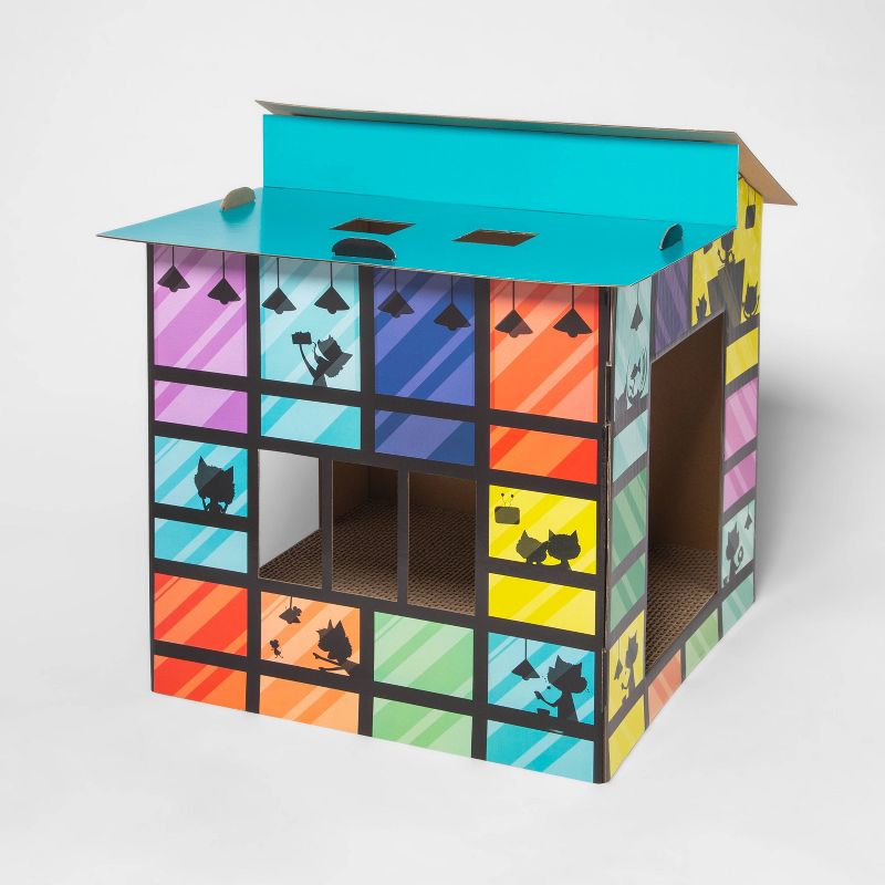 Colorblock House Party Cat Scratcher - Boots & Barkley™