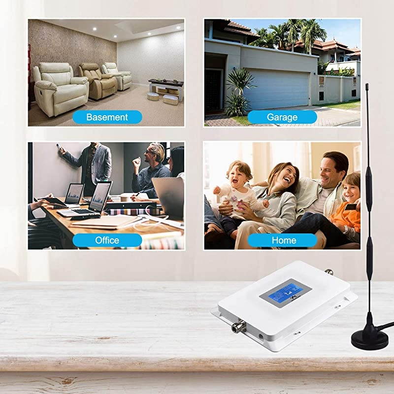 Cell Phone Signal Booster 4G LTE Cell Phone Booster Cell Signal Booster Band13 700MHz Signal Booster Repeater Cell Phone Extender Signal Amplifier Boost Data&Voice for Home