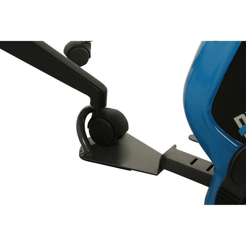 Body Flex Sports Body Rider BRF700 Stationary Full Body Cardio Exercise Upright Fan Bike with Dual Action Handlebars and Adjustable Seat