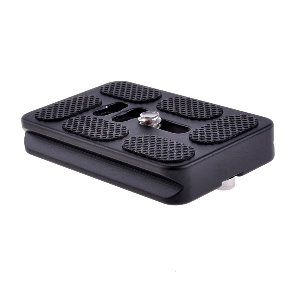 Neewer PU60 Universal Black Quick Release Plate for Tripod Ball Head Compatible with Arca, RRS, Manfrotto, Gitzo, Benro Clamps