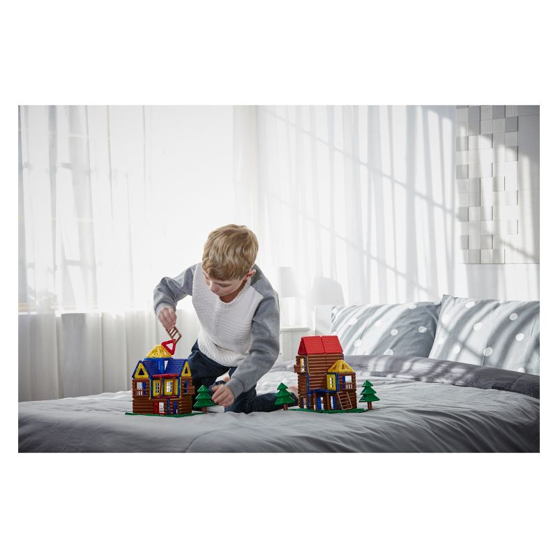 Magformers Log Cabin Building Set - 87pc