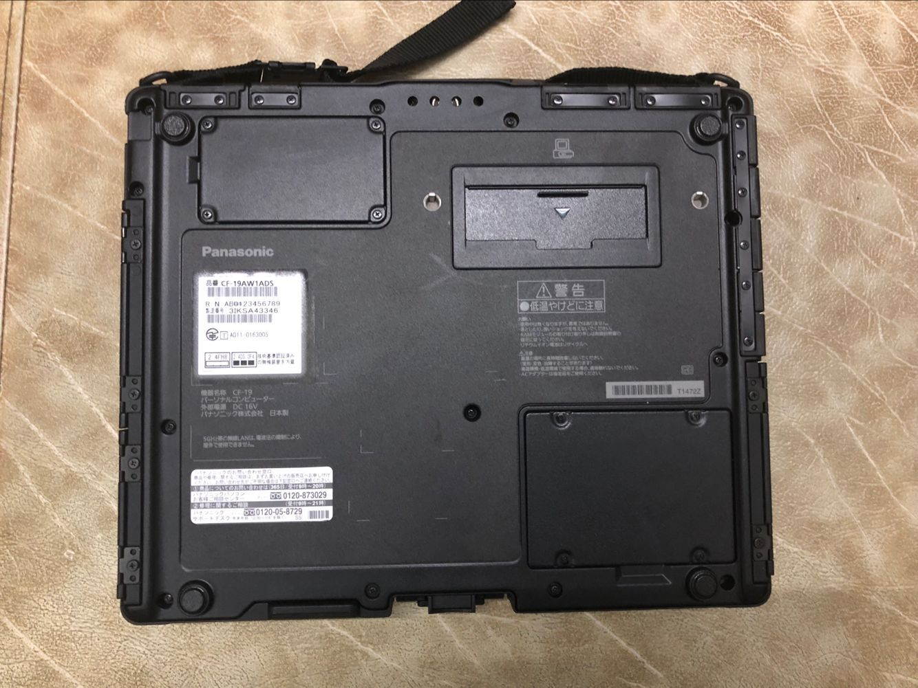 Panasonic laptop CF-19 fully rugged CPU i5/U540/MK4 memory 4G/DDR3 HDD 500G 10 inch LED screen 1024*768 hand touch rotating Windows 7/XP