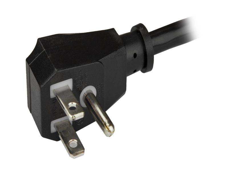 1M 16AWG Heavy Duty Power Extension Cord Power Extension Cable 3 Feet 1 Meters 3 Conductor NEMA 515P to NEMA 515R 13 Amp Power Cable ED70906