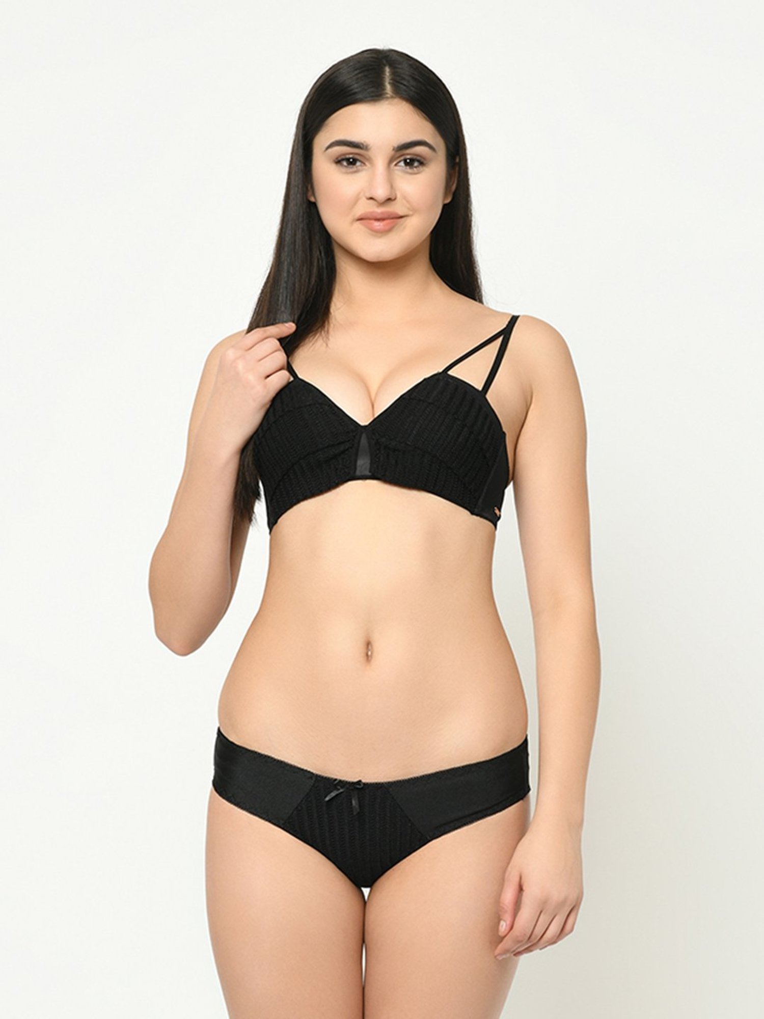 Da Intimo Black Lingerie Set